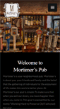 Mobile Screenshot of mortimerspub.com